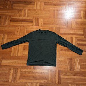 Dark Green JCrew Long Sleeve TShirt Crew Shirt Medium